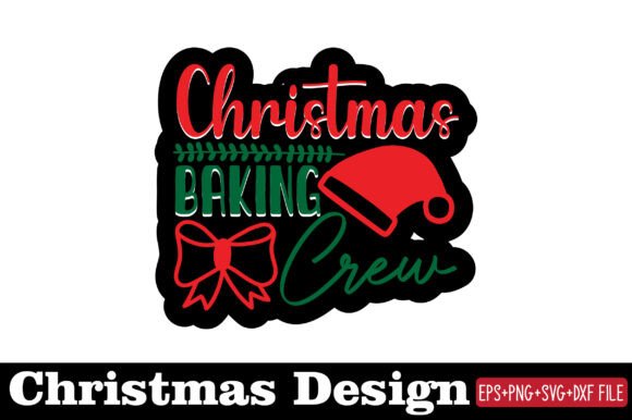 Review: Christmas Sticker, Christmas Baking Crew Design