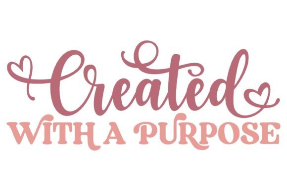 Reviewing Created with a Purpose Svg PNG for Embroidery