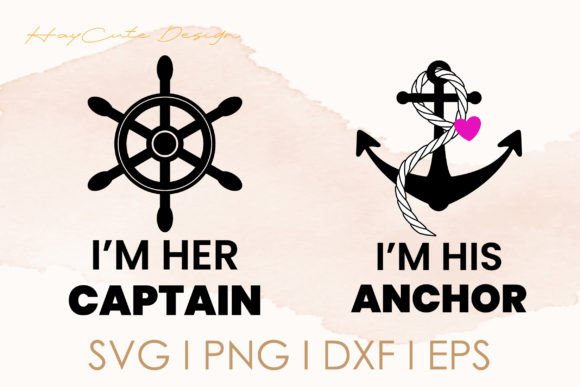 Reviewing Her Captain His Anchor Couple Love Svg