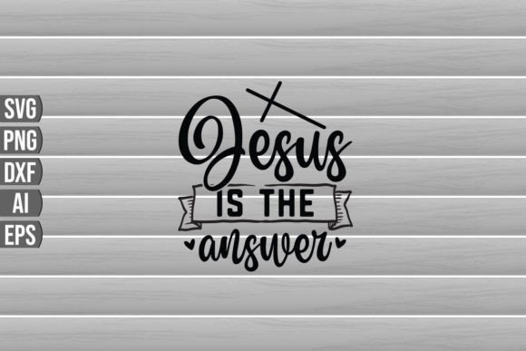 Reviewing Jesus is the Answer SVG for Embroidery