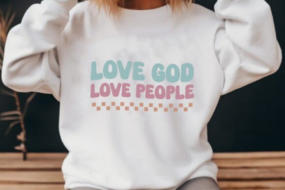 Reviewing the Love God Love People Retro SVG for Embroidery