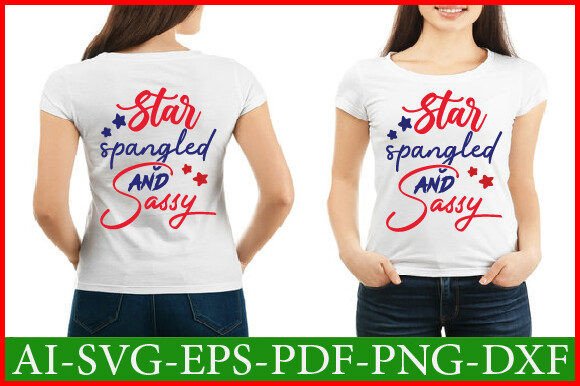 Reviewing the STAR SPANGLED and Sassy Svg Design